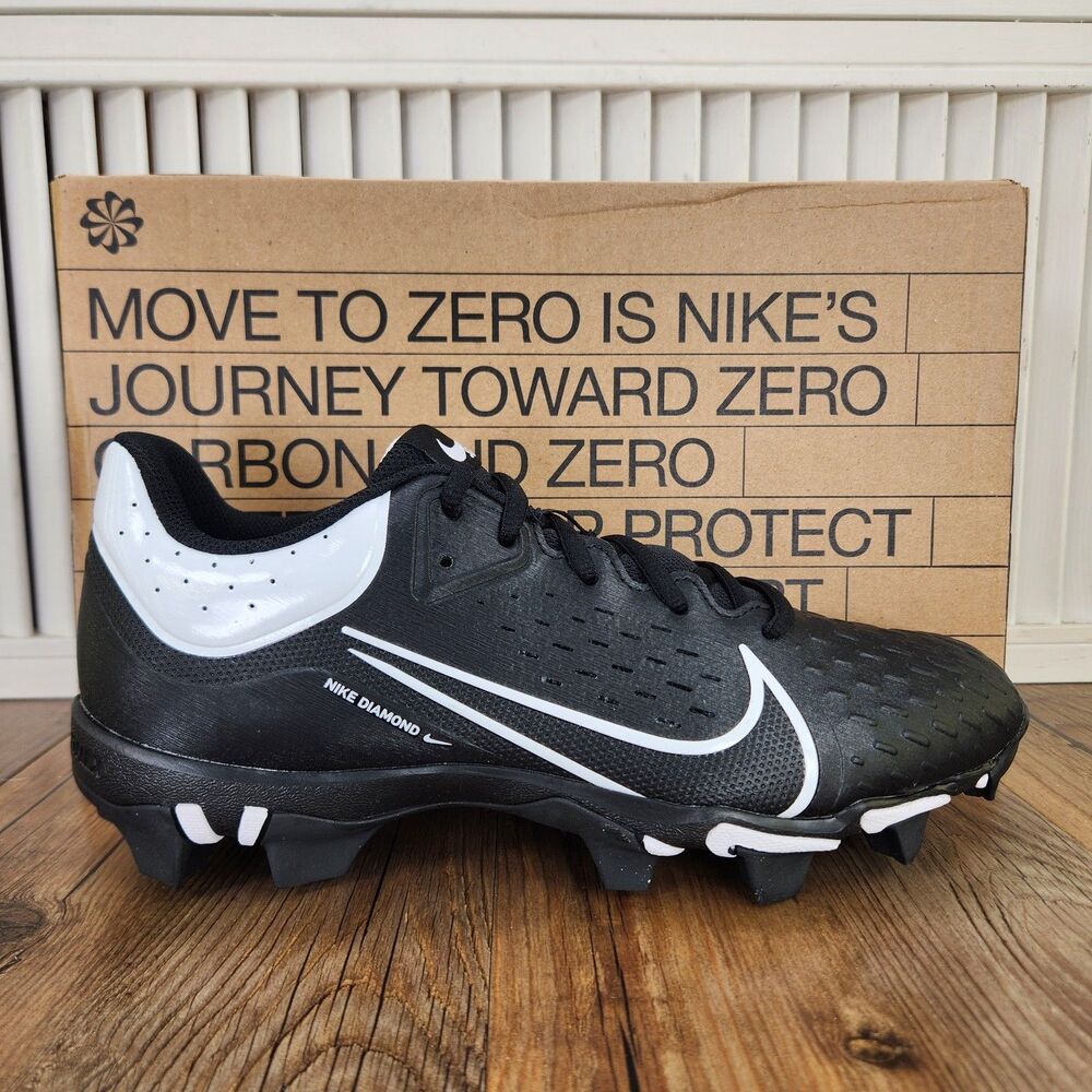Nike Hyperdiamond 4 Keystone Womens 10.5 Black Molded Softball Cleats CZ5918-005